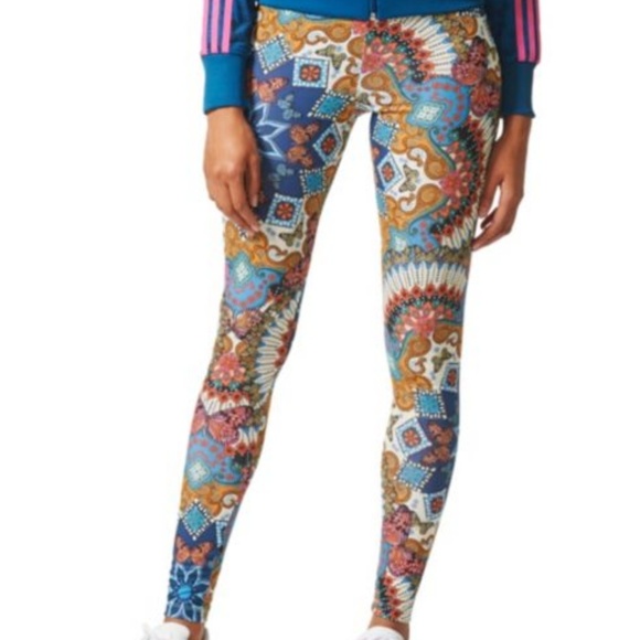 Adidas Printed Jersey Tights M NWT - Picture 3 of 3